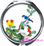 化妆镜精品-百花争艳